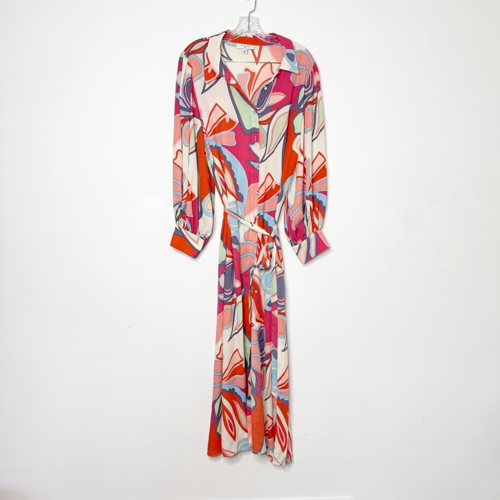 Target ALEXIS  Colorful Belted Shirt Dress Size 2X